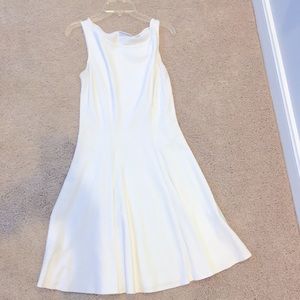XS White A-line Dress